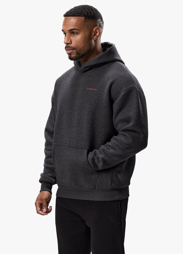 gym king Belief Fleece Hood Charcoal Marl