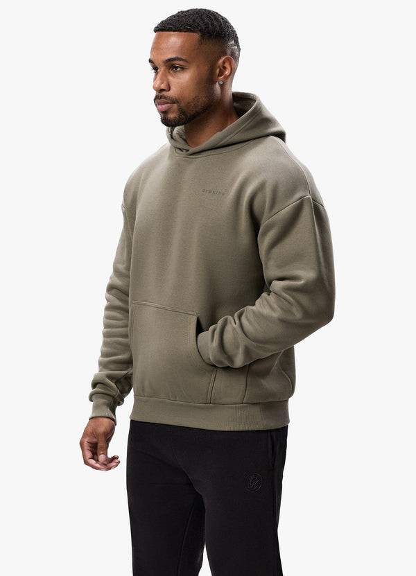 gym king Belief Fleece Hood Khaki