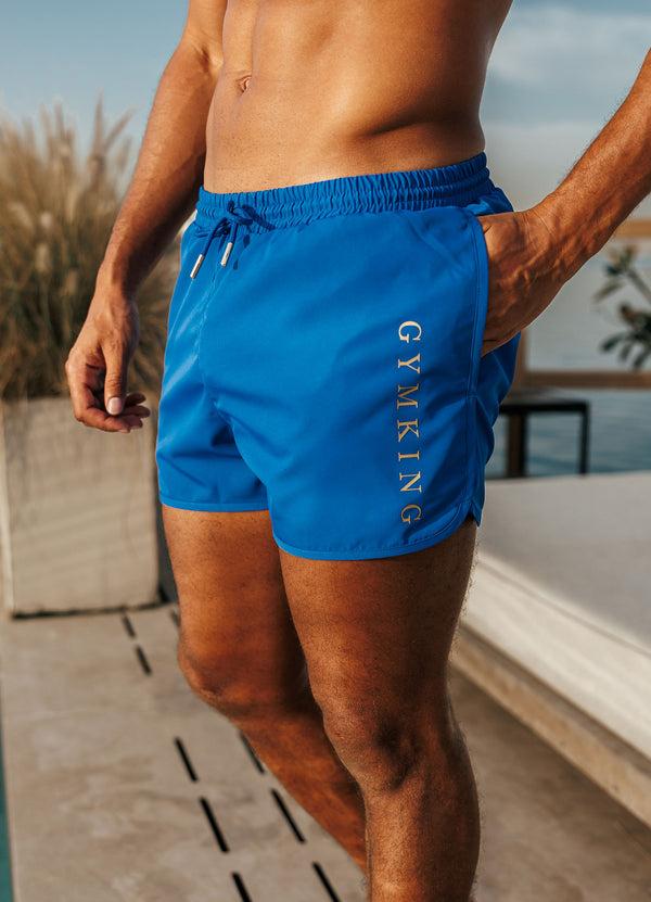 gym king Blaze 3" Swimshort Sonic Blue