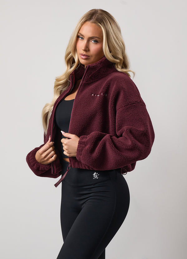 Gym King Borg Full Zip Burgundy