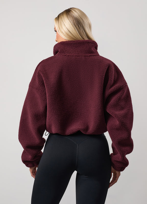 Gym King Borg Full Zip Burgundy