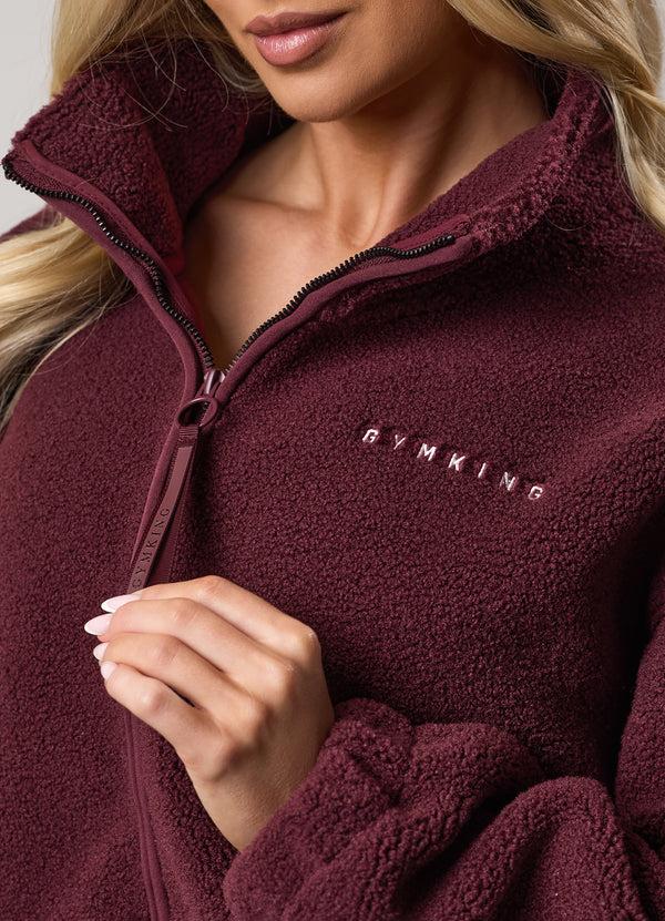 gym king Borg Full Zip Burgundy