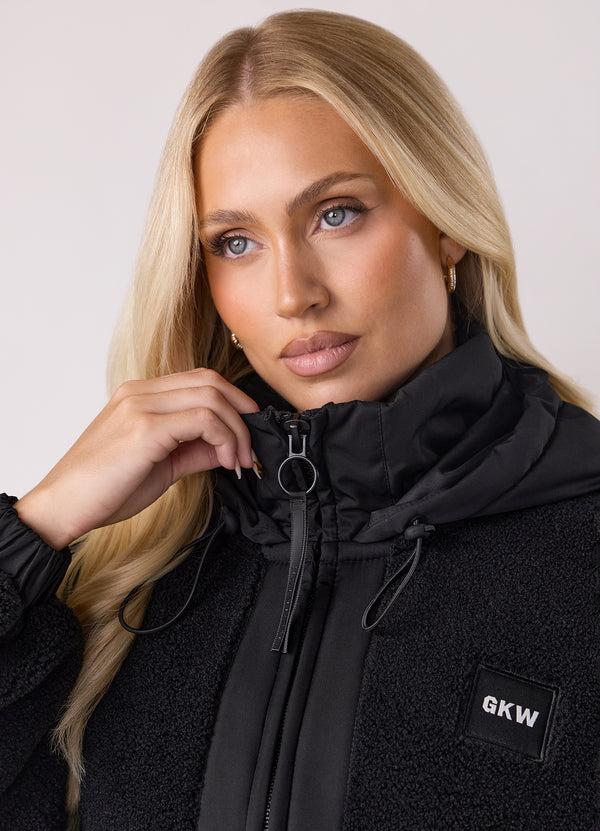 Gym King Borg/Woven Jacket Black