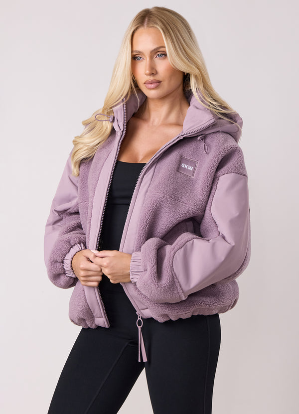 gym king Borg/Woven Jacket Purple Fog