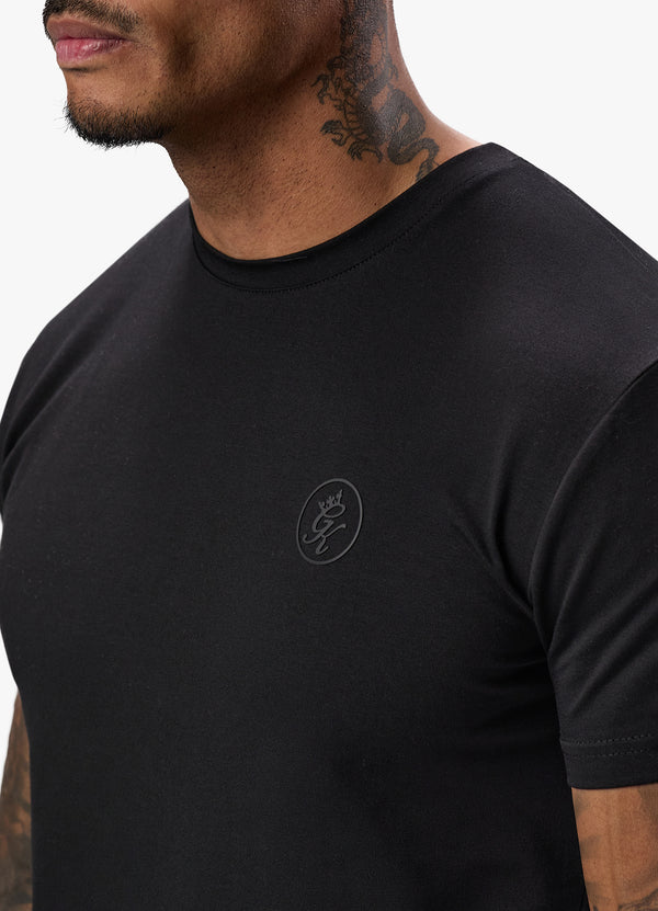 Gym King Box Logo Jersey Tee Black