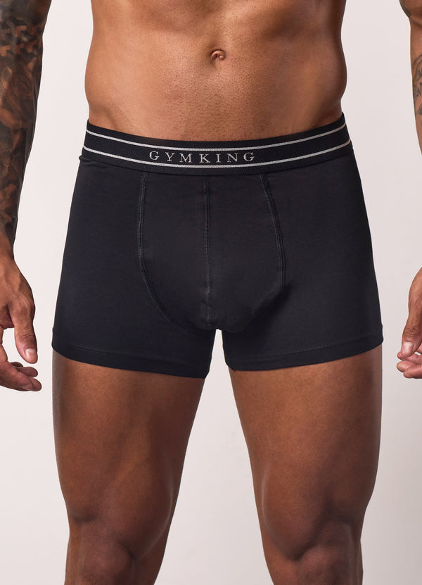 Gym King Boxers (3PK) Black