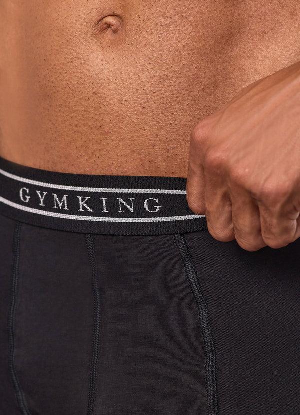 Gym King Boxers (3PK) Black