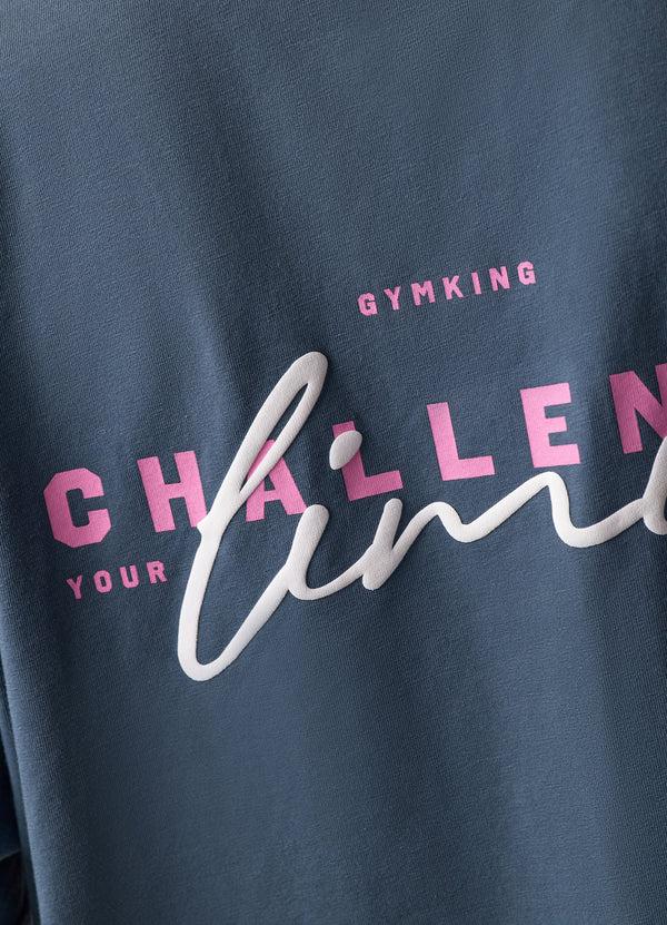 Gym King Challenge Boyfriend Tee Storm Blue