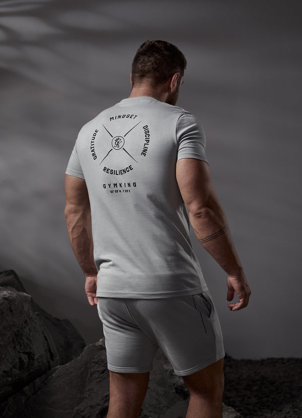 Gym King Compass Tee Urban Grey