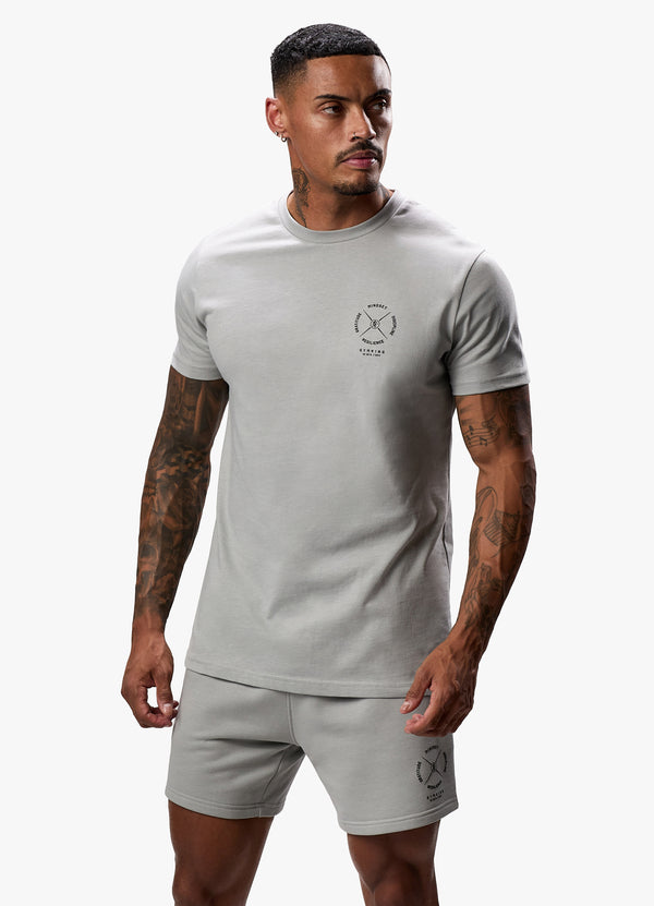 Gym King Compass Tee Urban Grey