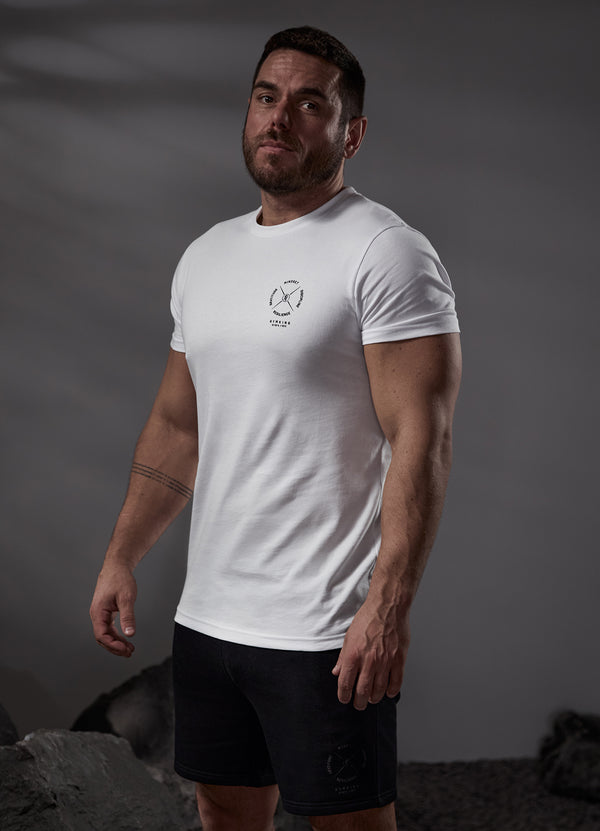 gym king Compass Tee White