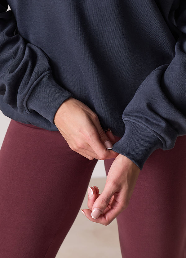 Gym King Compose 1/4 Zip Funnel Midnight Blue