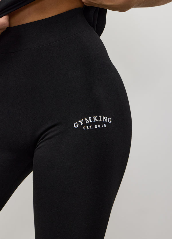 Gym King Compose Cotton Jersey Legging Black