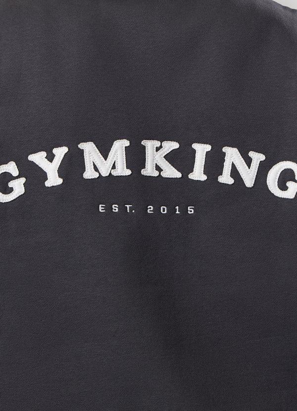 Gym King Compose Fleece 1/4 Zip Funnel Dark Pewter