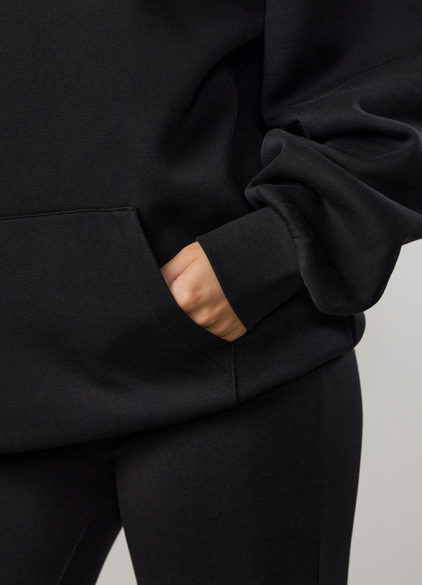 Gym King Compose Fleece Oversized Hood Black