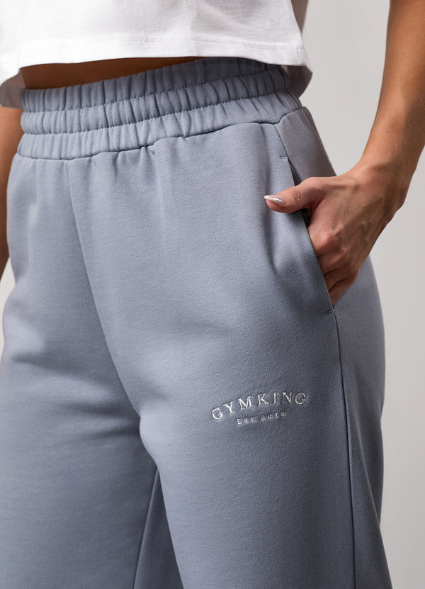 Gym King Compose Straight Leg Jogger Blue Mist