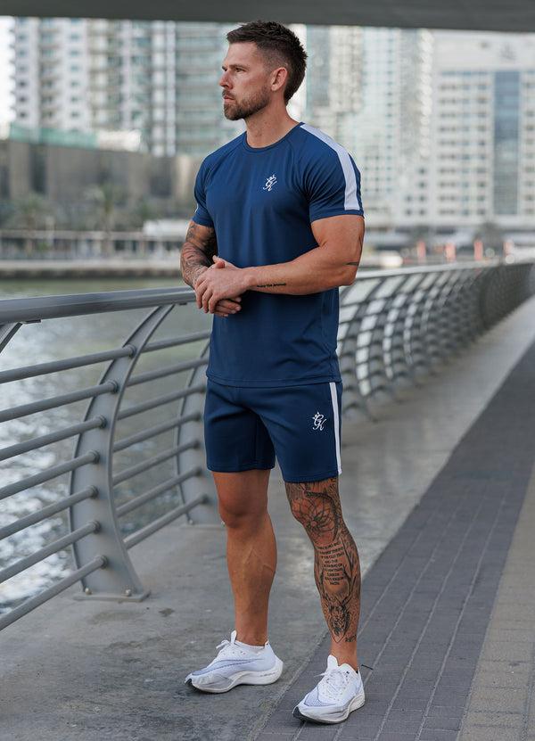 gym king Core Plus Poly Short Moonlight Blue