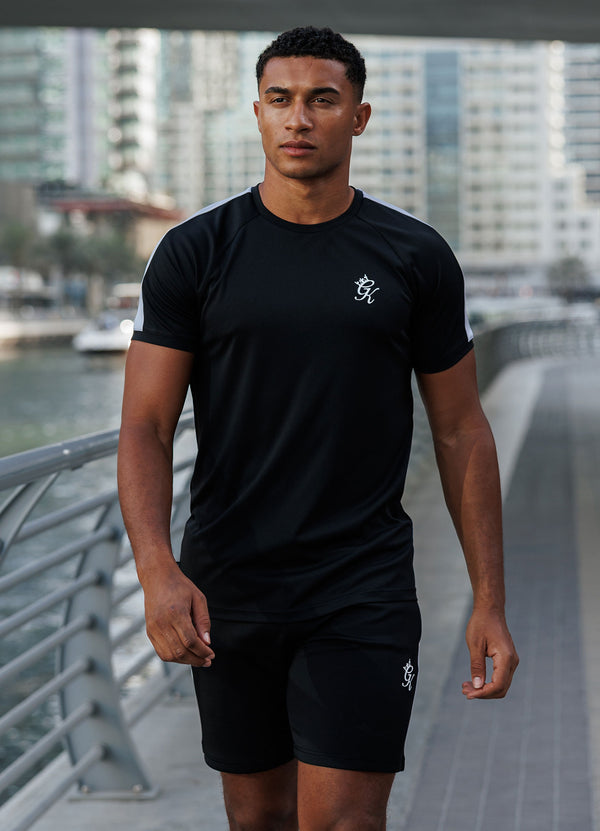 Gym King Core Plus Poly Tee Black