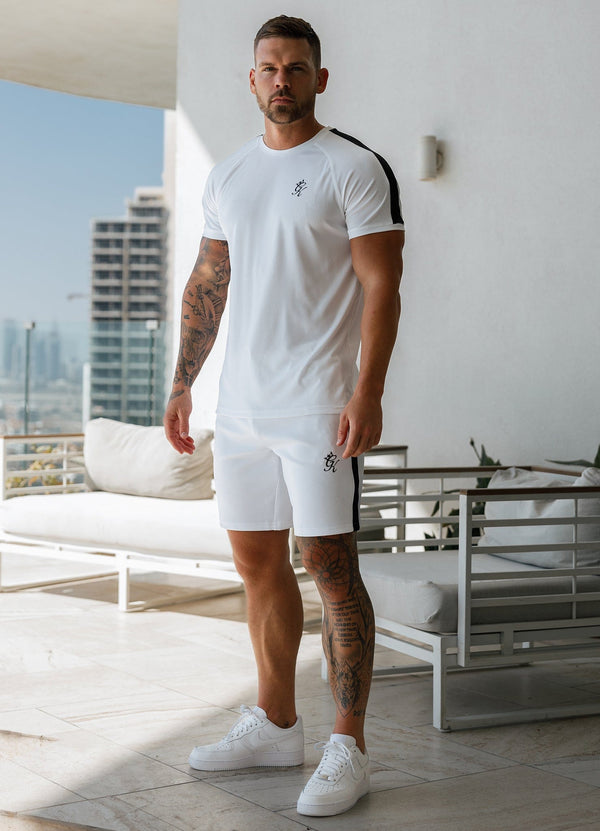 Gym King Core Plus Poly Tee White