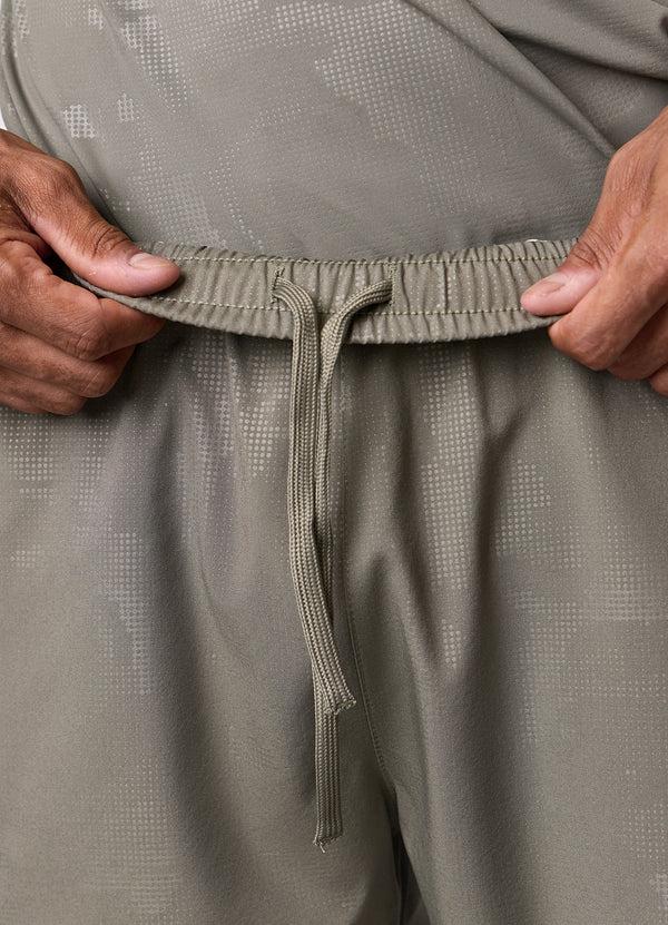 Gym King Debossed Camo Short 5" Olive