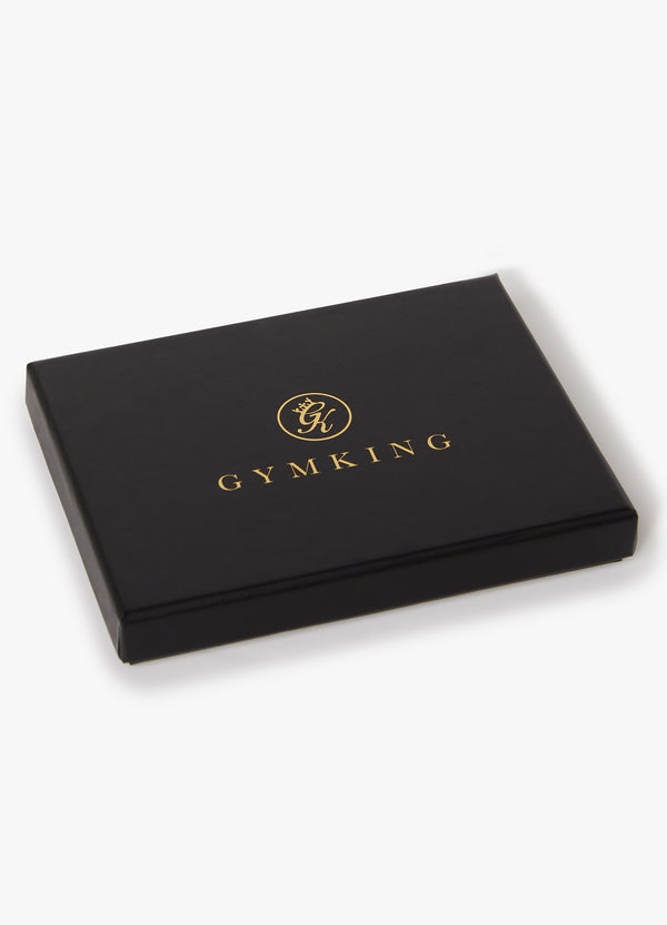 Gym King Debossed Card Holder Black