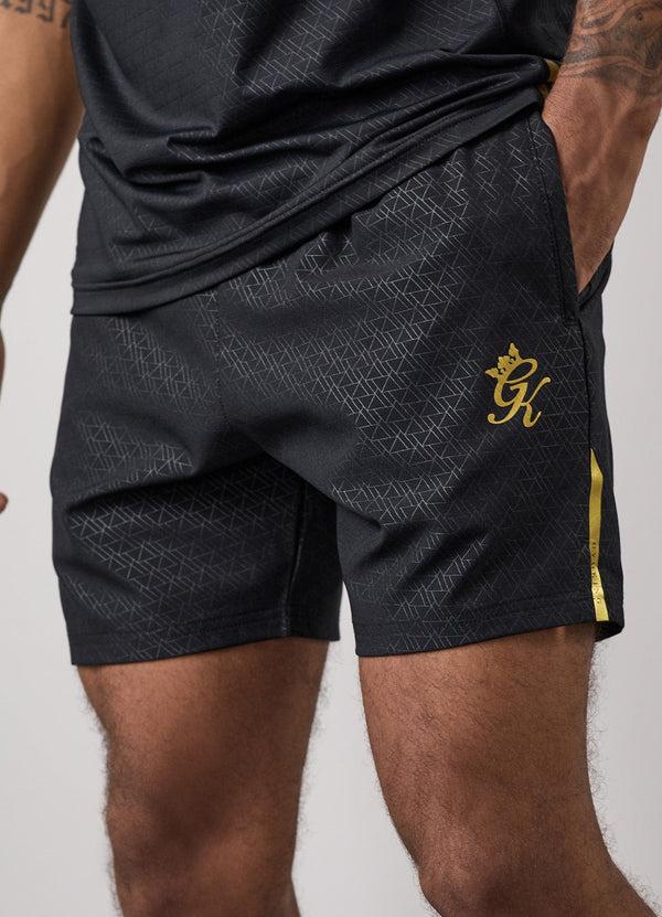 Gym King Debossed Short Black/Gold