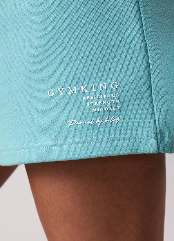 Gym King Define Bungee Short Aquatic Blue