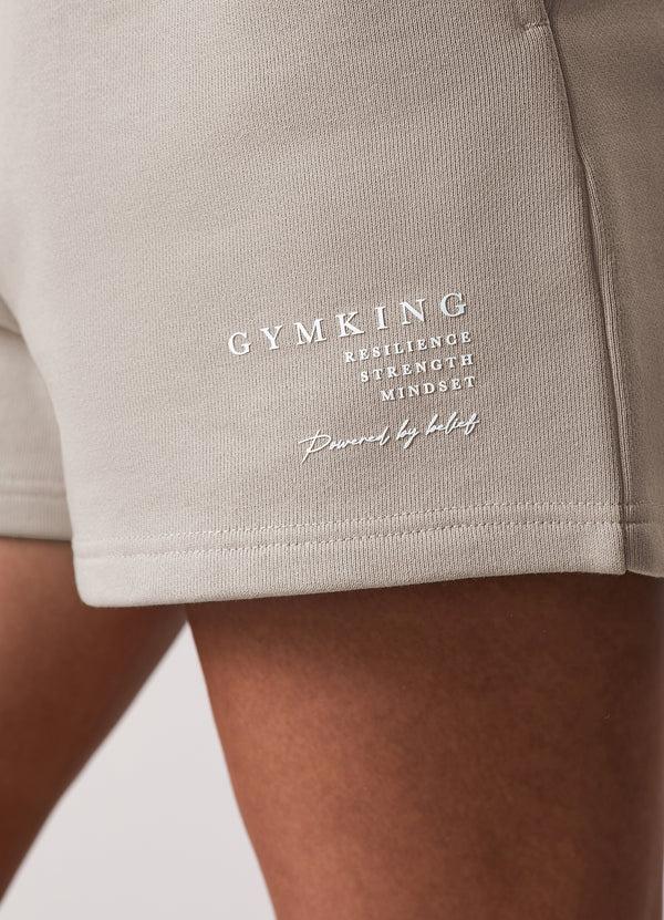 Gym King Define Bungee Short Vanilla Brown