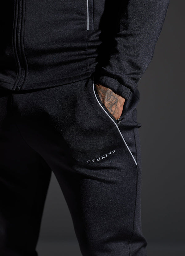 gym king Eclipse Poly Jogger Black