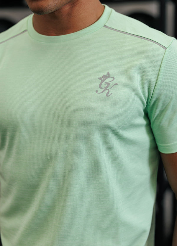 Gym King Element Tee Matcha Green Marl