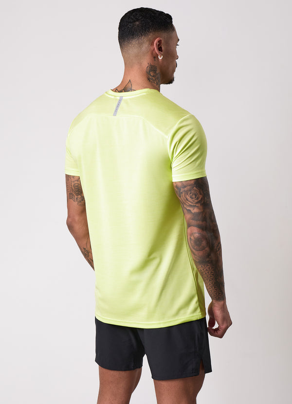 Gym King Element Tee Sherbert Lime Marl