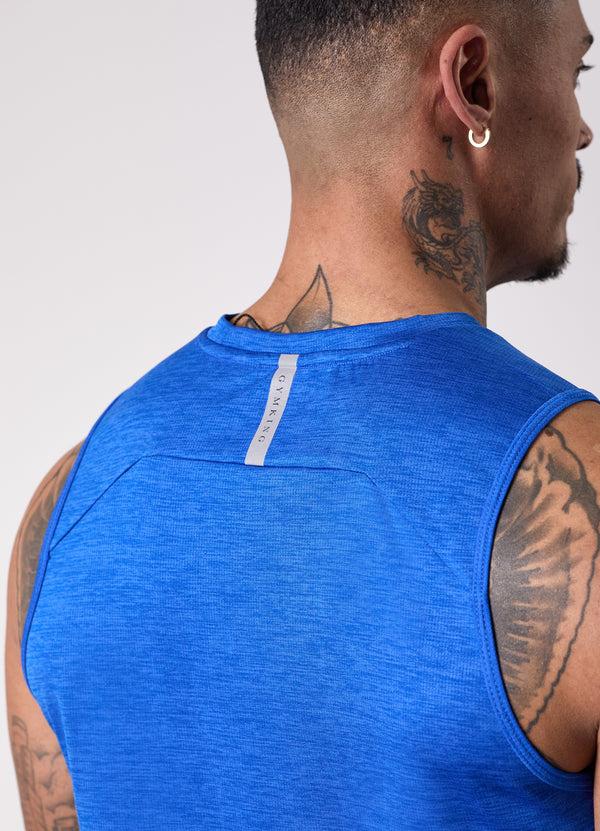 Gym King Element Vest Sonic Blue