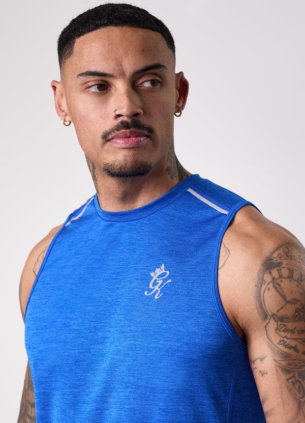 gym king Element Vest Sonic Blue