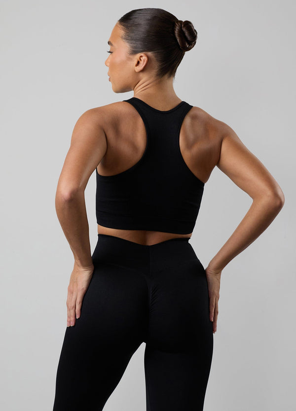 gym king Elevate Seamless Tank Black