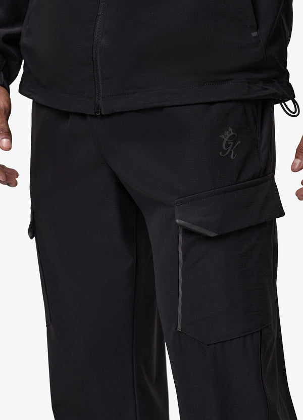 Gym King Elite Ripstop Tracksuit Bottom Black