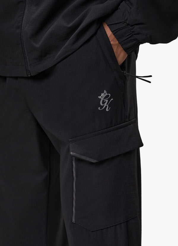 Gym King Elite Ripstop Tracksuit Bottom Black