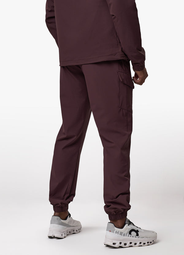 gym king Elite Ripstop Tracksuit Bottom Deep Plum