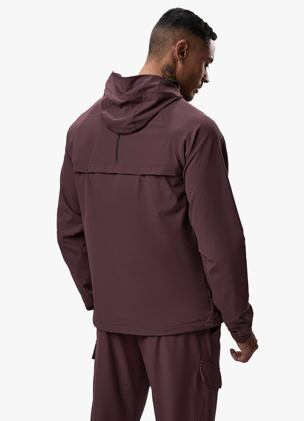 gym king Elite Ripstop Tracksuit Top Deep Plum