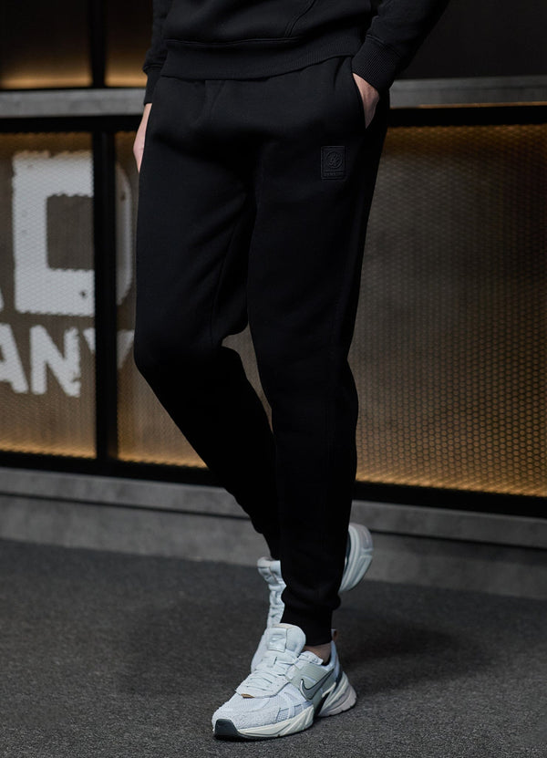 Gym King Emblem Jogger Black