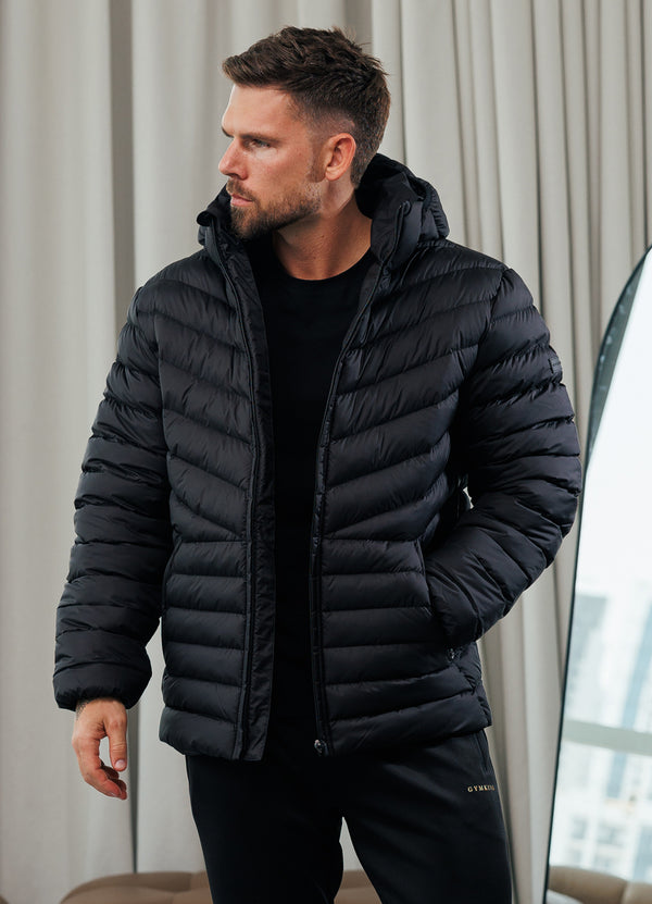 Gym King Endurance Puffer Jacket Black