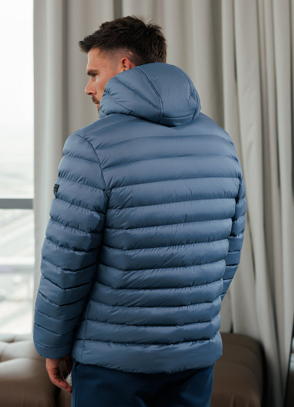 Gym King Endurance Puffer Jacket Slate Blue