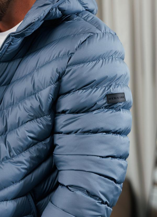Gym King Endurance Puffer Jacket Slate Blue