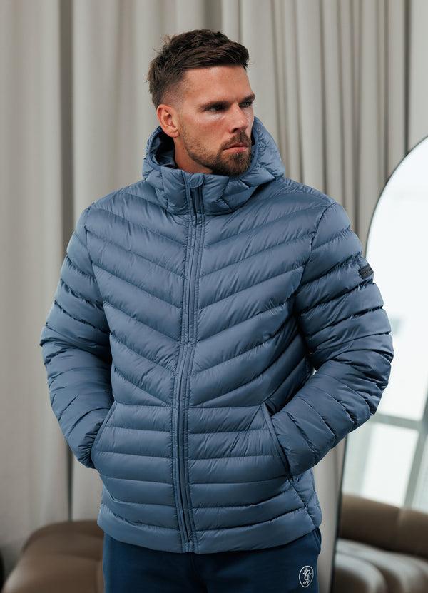 gym king Endurance Puffer Jacket Slate Blue