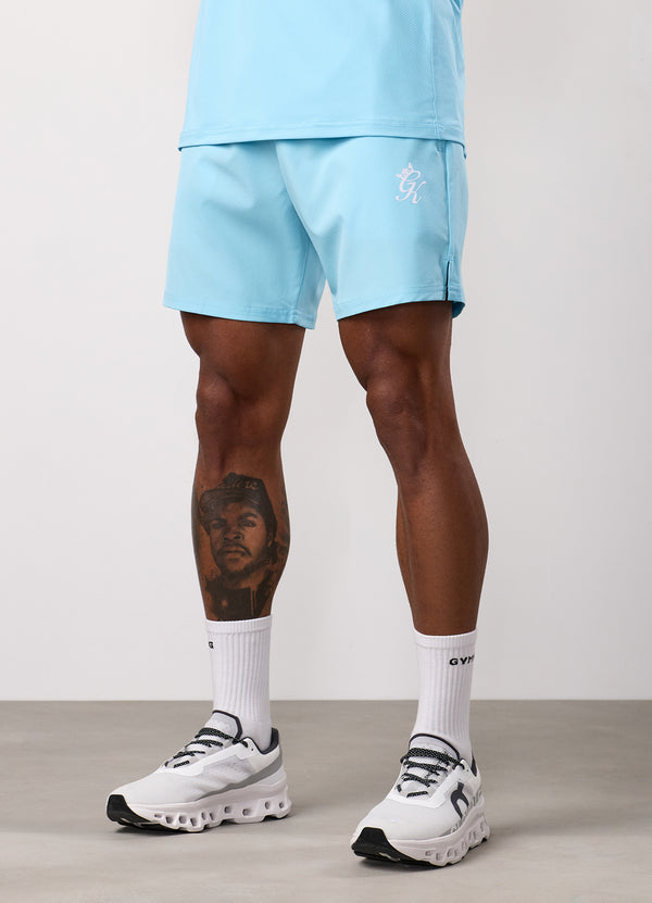gym king Energy 6" Short Ibiza Blue
