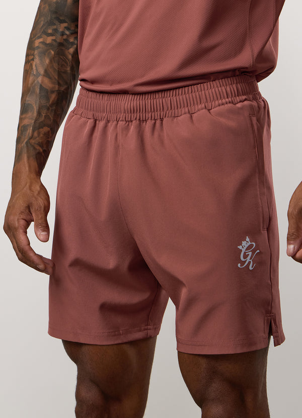 Gym King Energy 6" Short Rust Red
