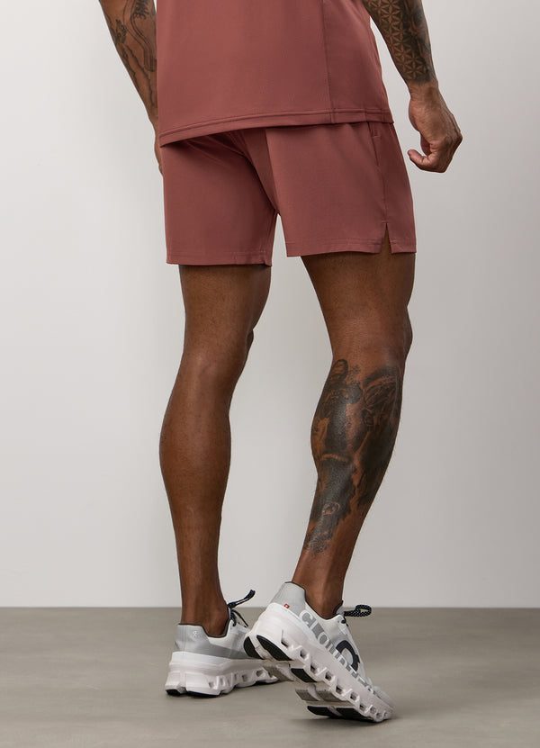 gym king Energy 6" Short Rust Red