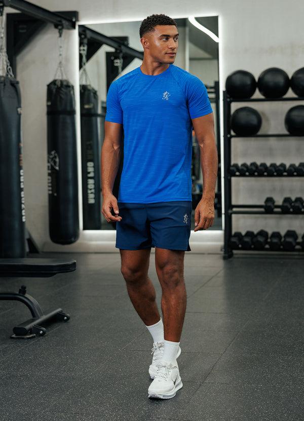 Gym King Energy Grindle Tee Royal Azure