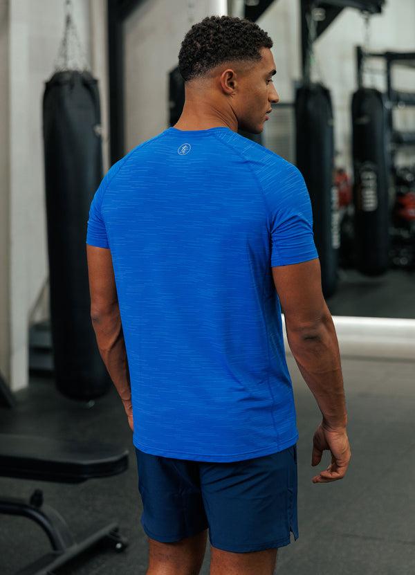 gym king Energy Grindle Tee Royal Azure