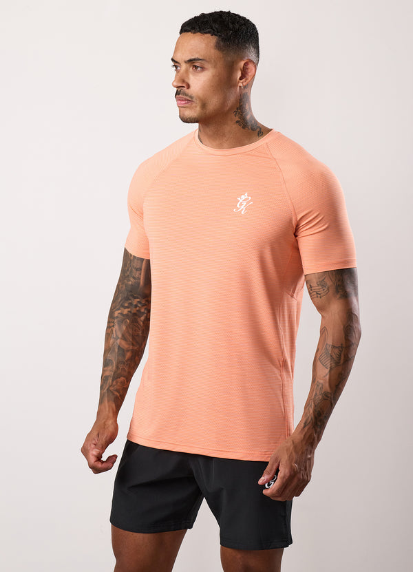 Gym King Energy Grindle Tee Sunset Coral