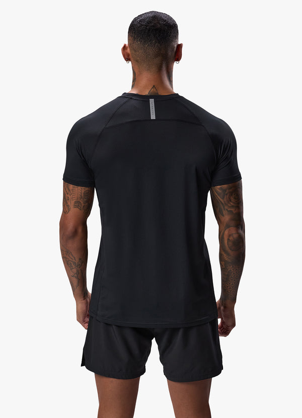 Gym King Energy Linear Tee Black